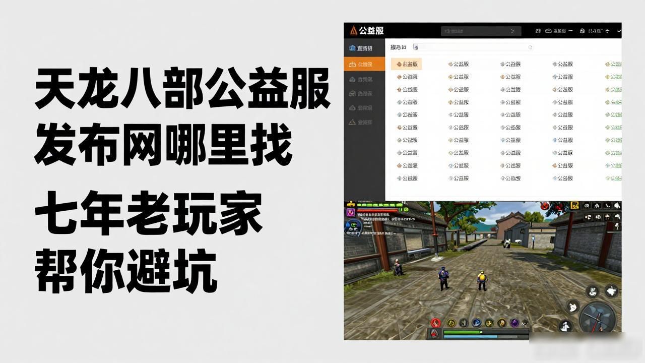 天龙八部公益服发布网哪里找 七年老玩家帮你避坑