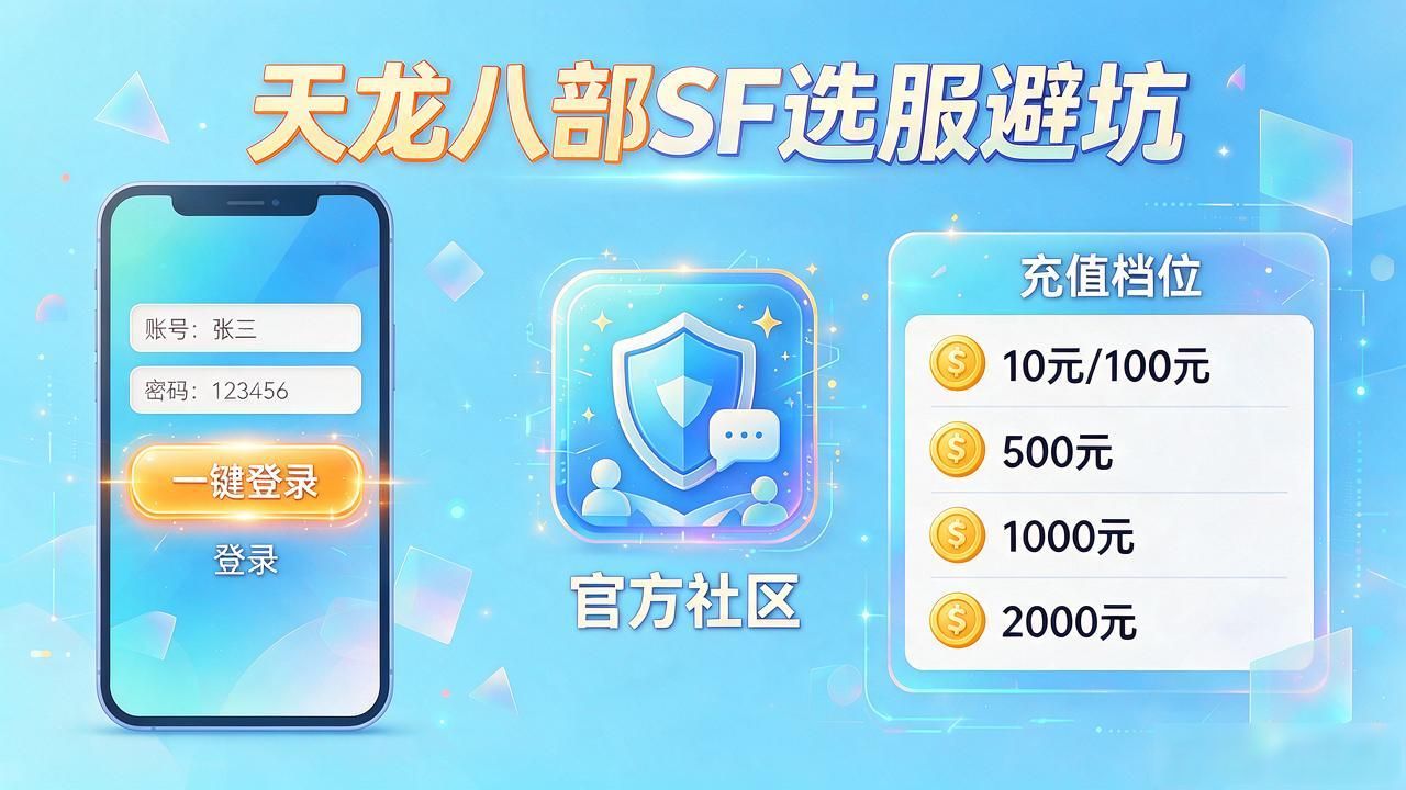 天龙八部SF怎么选服不踩坑 打金搬砖选版本别被广告忽悠