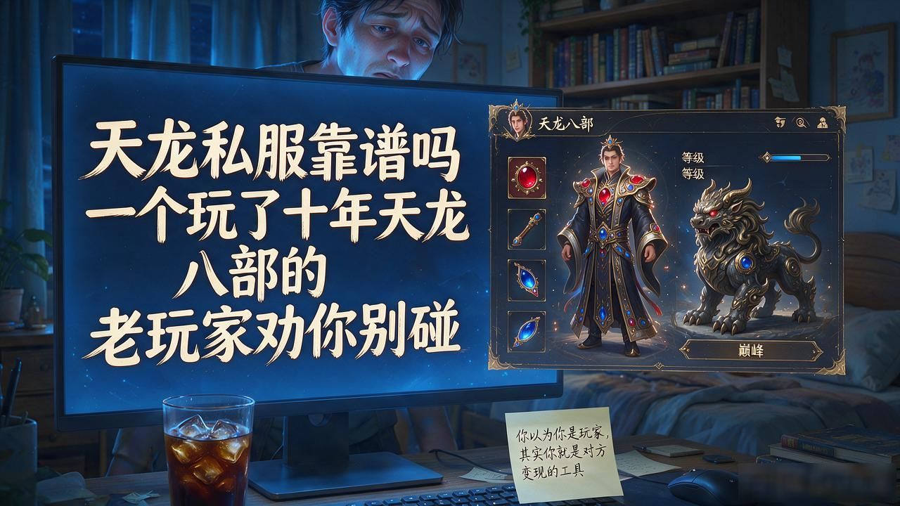 天龙私服靠谱吗 一个玩了十年天龙八部的老玩家劝你别碰