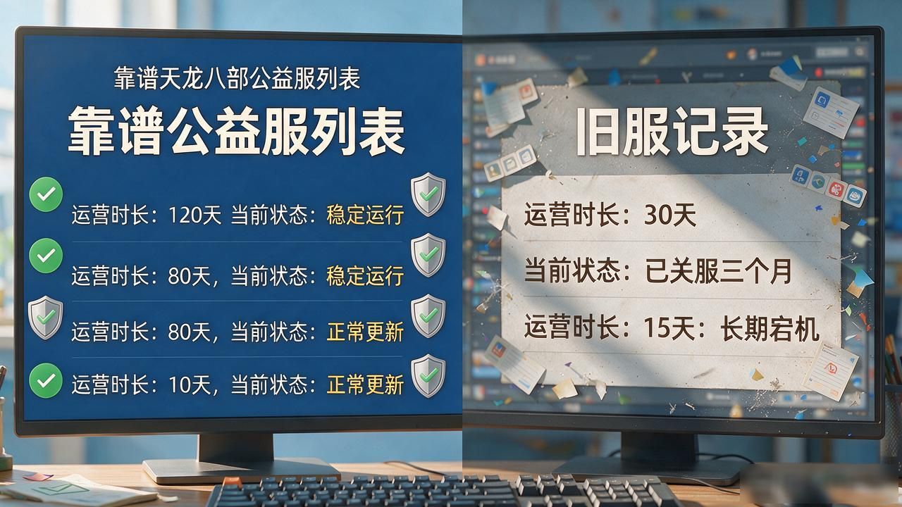 天龙八部公益服发布网哪个靠谱，老玩家实测教你避坑