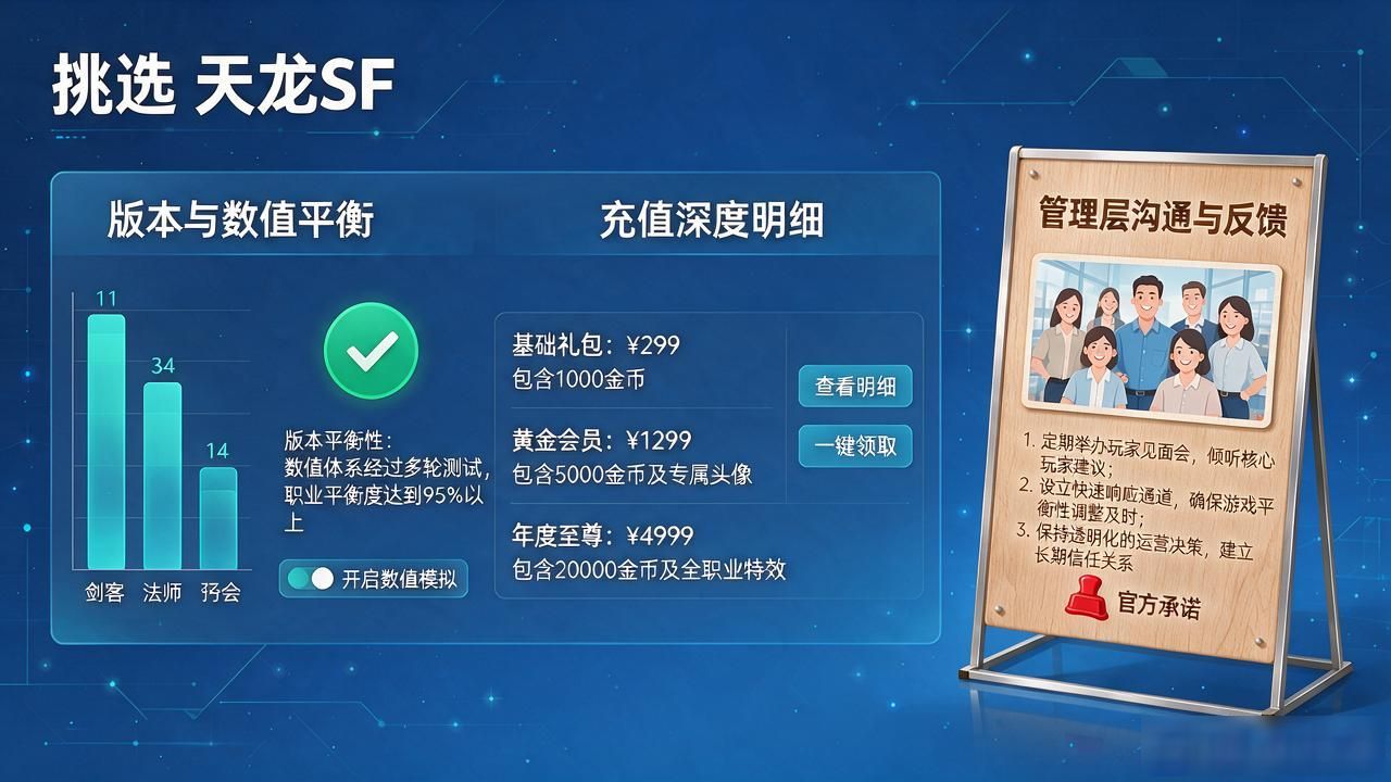 天龙sf怎么选不踩坑 老玩家用亲身经历教你挑靠谱私服